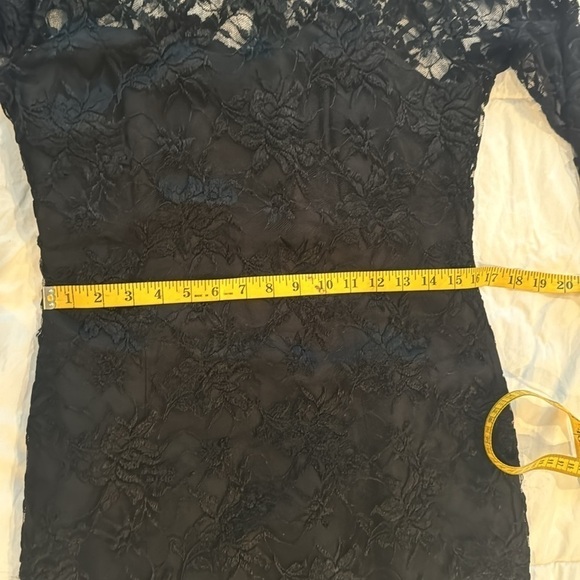 Expo Petite black classy laced dress Made in USA 🇺🇸 - Picture 9 of 11